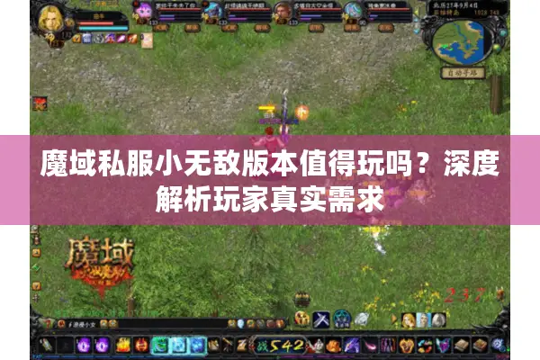 魔域私服小无敌版本值得玩吗?深度解析玩家真实需求 魔域私服小无敌版本值得玩吗?深度解析玩家真实需求