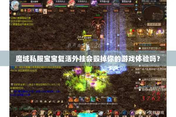 魔域私服宝宝复活外挂会毁掉你的游戏体验吗？