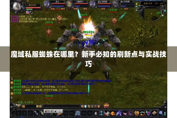 魔域私服蜘蛛在哪里？新手必知的刷新点与实战技巧