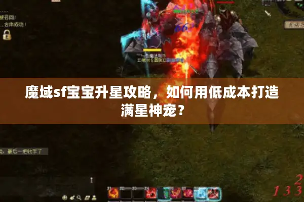 魔域sf宝宝升星攻略，如何用低成本打造满星神宠？