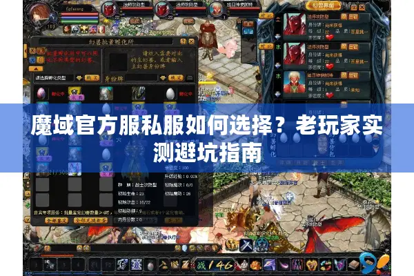 魔域官方服私服如何选择？老玩家实测避坑指南