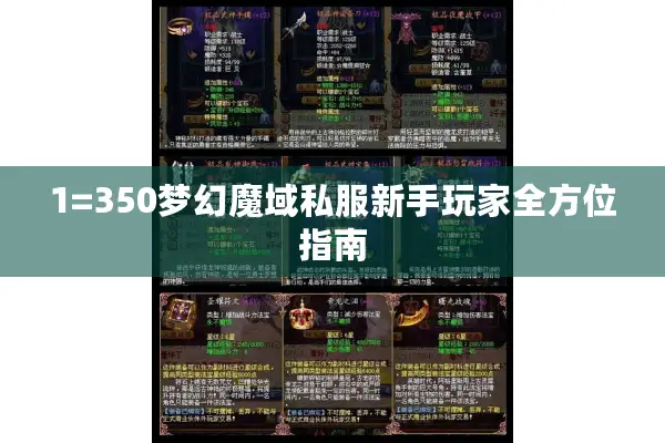 1=350梦幻魔域私服新手玩家全方位指南