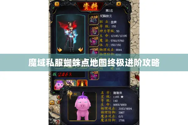 魔域私服蜘蛛点地图终极进阶攻略