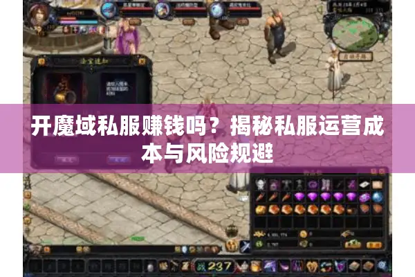 开魔域私服赚钱吗？揭秘私服运营成本与风险规避