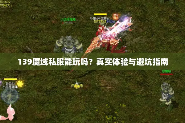 139魔域私服能玩吗？真实体验与避坑指南