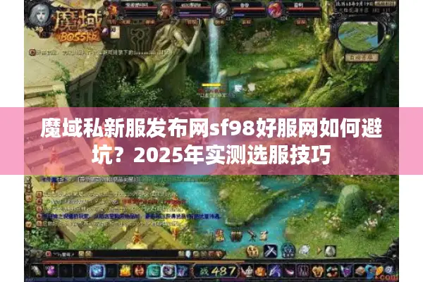 魔域私新服发布网sf98好服网如何避坑？2025年实测选服技巧