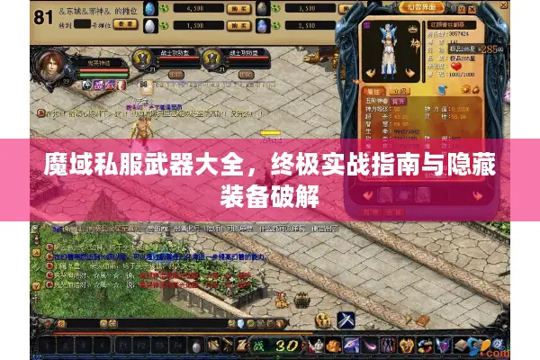魔域私服武器大全，终极实战指南与隐藏装备破解