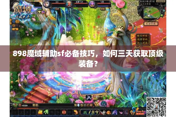 898魔域辅助sf必备技巧，如何三天获取顶级装备？