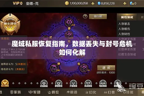 魔域私服恢复指南，数据丢失与封号危机如何化解