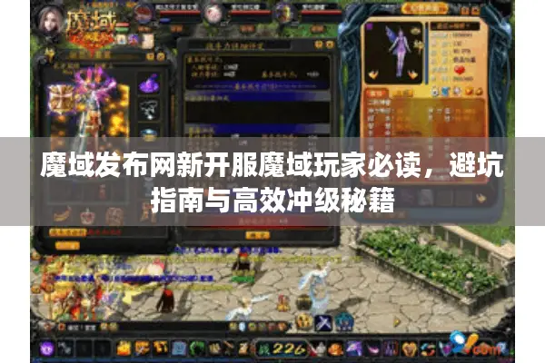 魔域发布网新开服魔域玩家必读，避坑指南与高效冲级秘籍