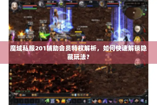 魔域私服201辅助会员特权解析，如何快速解锁隐藏玩法？