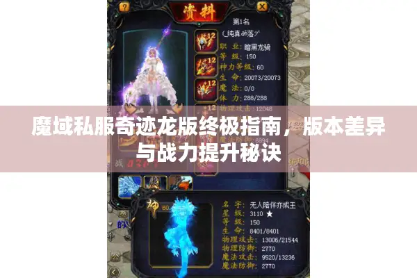 魔域私服奇迹龙版终极指南，版本差异与战力提升秘诀
