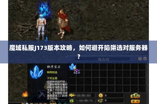 魔域私服J173版本攻略，如何避开陷阱选对服务器？