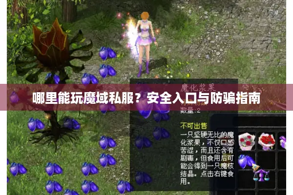 哪里能玩魔域私服?安全入口与防骗指南 哪里能玩魔域私服?安全入口与防骗指南
