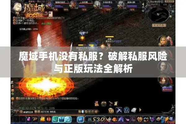 魔域手机没有私服？破解私服风险与正版玩法全解析