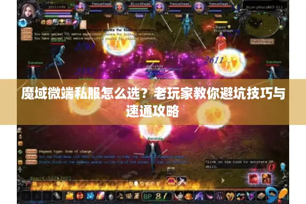 魔域微端私服怎么选？老玩家教你避坑技巧与速通攻略