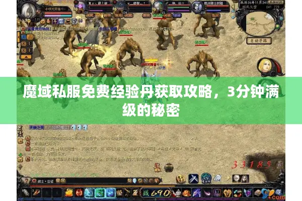 魔域私服免费经验丹获取攻略，3分钟满级的秘密