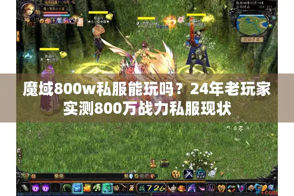 魔域800w私服能玩吗？24年老玩家实测800万战力私服现状