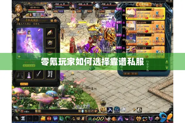 零氪玩家如何选择靠谱私服