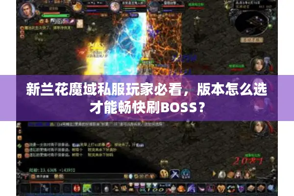 新兰花魔域私服玩家必看，版本怎么选才能畅快刷BOSS？