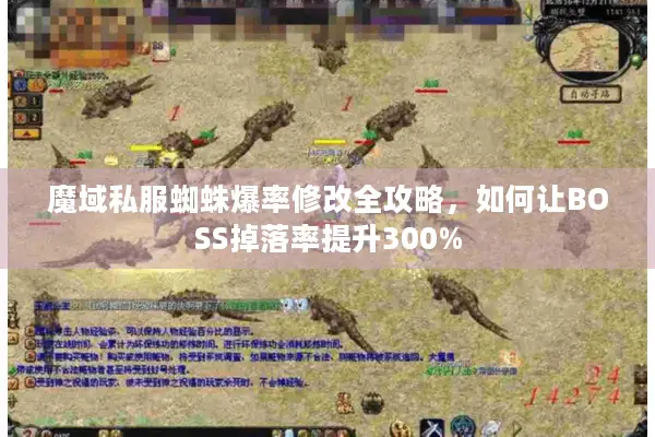 魔域私服蜘蛛爆率修改全攻略，如何让BOSS掉落率提升300%