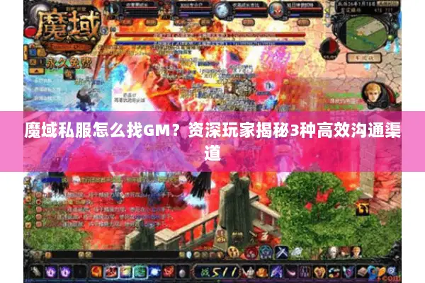 魔域私服怎么找GM？资深玩家揭秘3种高效沟通渠道