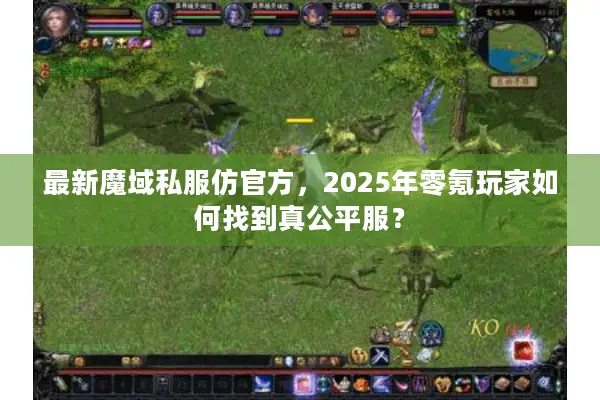 最新魔域私服仿官方，2025年零氪玩家如何找到真公平服？