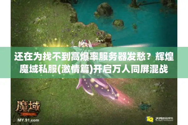 还在为找不到高爆率服务器发愁？辉煌魔域私服(激情篇)开启万人同屏混战