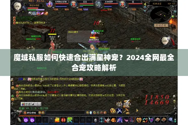 魔域私服如何快速合出满星神宠？2024全网最全合宠攻略解析