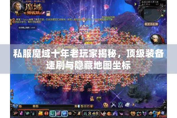 私服魔域十年老玩家揭秘，顶级装备速刷与隐藏地图坐标