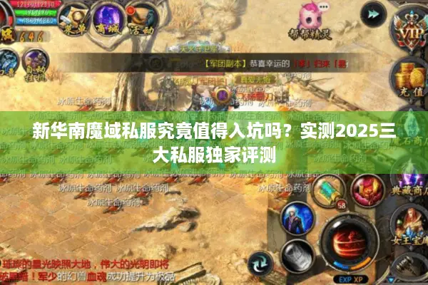 新华南魔域私服究竟值得入坑吗？实测2025三大私服独家评测