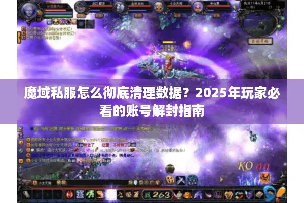 魔域私服怎么彻底清理数据？2025年玩家必看的账号解封指南