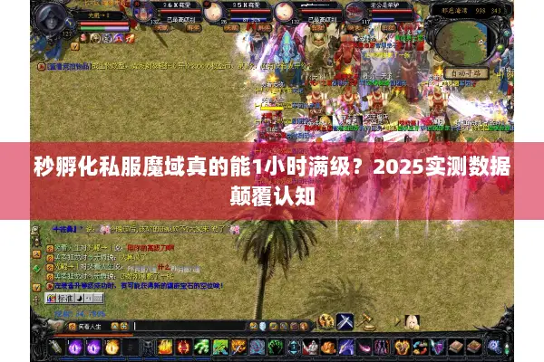秒孵化私服魔域真的能1小时满级？2025实测数据颠覆认知