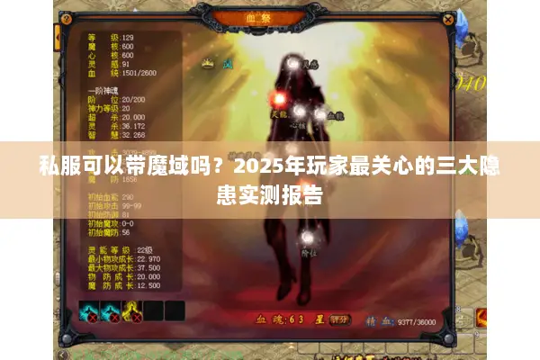 私服可以带魔域吗？2025年玩家最关心的三大隐患实测报告