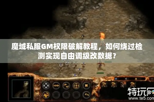 魔域私服GM权限破解教程，如何绕过检测实现自由调级改数据？