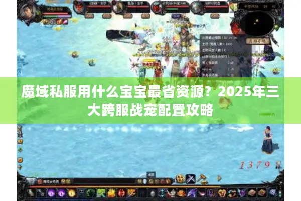 魔域私服用什么宝宝最省资源？2025年三大跨服战宠配置攻略