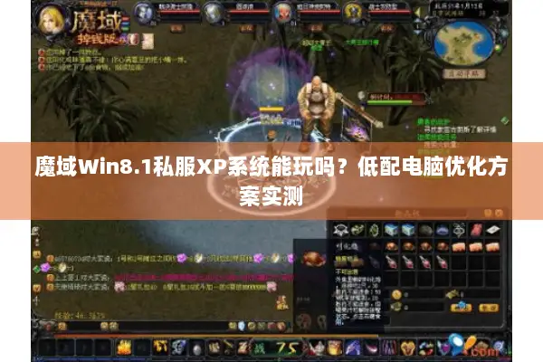 魔域Win8.1私服XP系统能玩吗？低配电脑优化方案实测