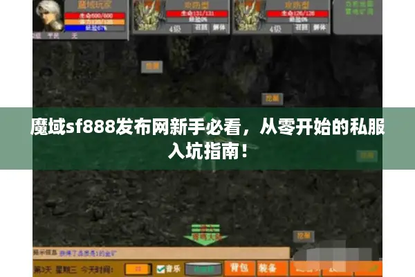 魔域sf888发布网新手必看，从零开始的私服入坑指南！