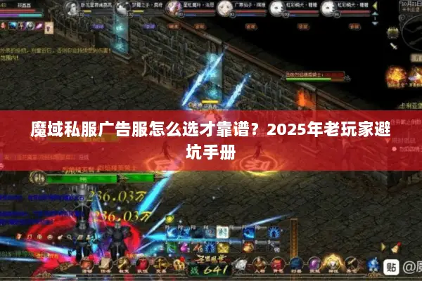 魔域私服广告服怎么选才靠谱？2025年老玩家避坑手册