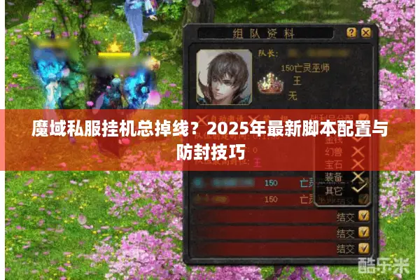 魔域私服挂机总掉线？2025年最新脚本配置与防封技巧
