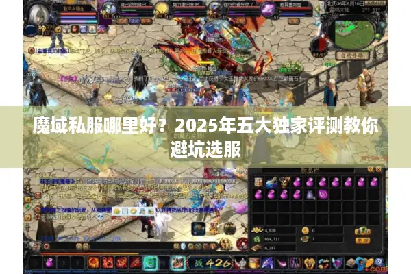 魔域私服哪里好？2025年五大独家评测教你避坑选服