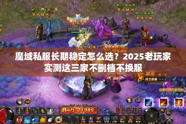 魔域私服长期稳定怎么选？2025老玩家实测这三家不删档不换服