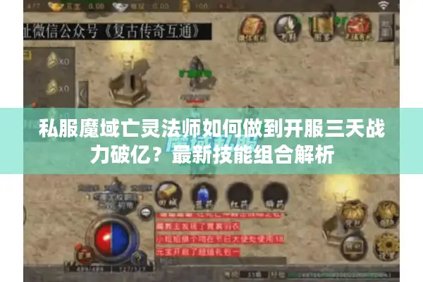 私服魔域亡灵法师如何做到开服三天战力破亿？最新技能组合解析