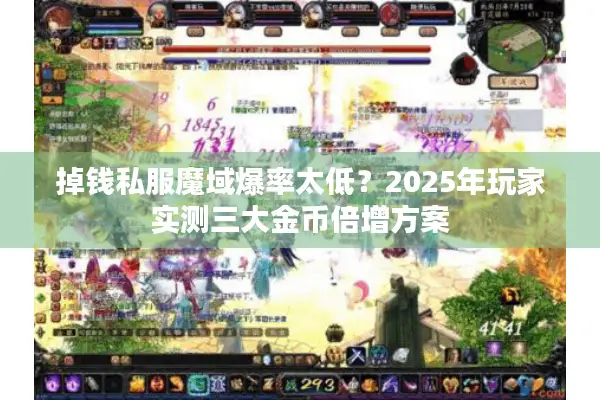 掉钱私服魔域爆率太低？2025年玩家实测三大金币倍增方案
