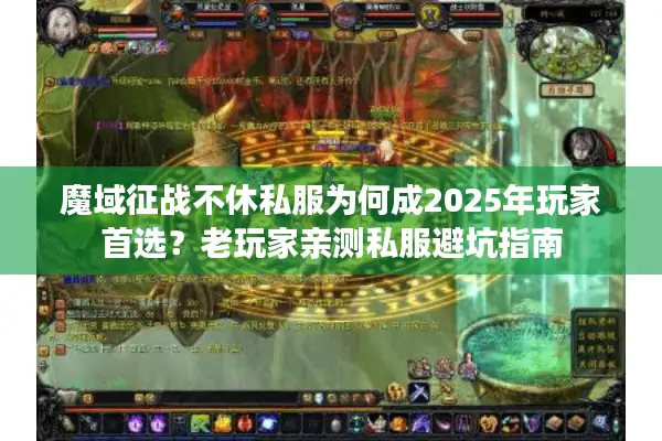 魔域征战不休私服为何成2025年玩家首选？老玩家亲测私服避坑指南