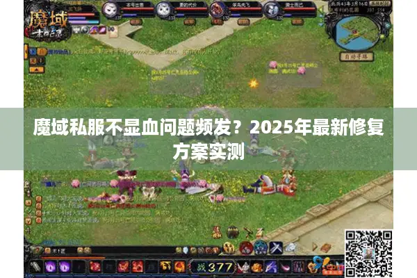 魔域私服不显血问题频发？2025年最新修复方案实测