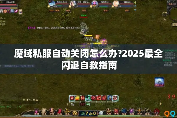 魔域私服自动关闭怎么办?2025最全闪退自救指南