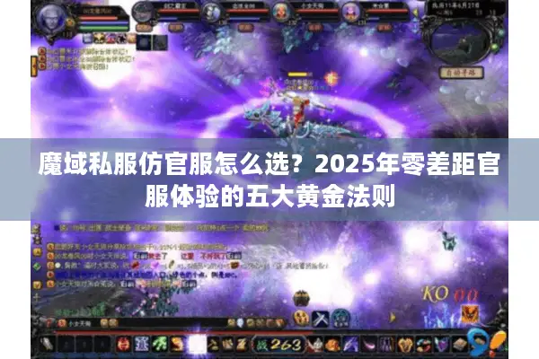 魔域私服仿官服怎么选？2025年零差距官服体验的五大黄金法则