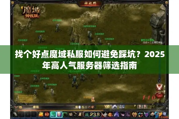 找个好点魔域私服如何避免踩坑？2025年高人气服务器筛选指南