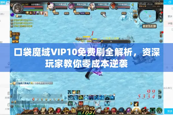 口袋魔域VIP10免费刷全解析，资深玩家教你零成本逆袭